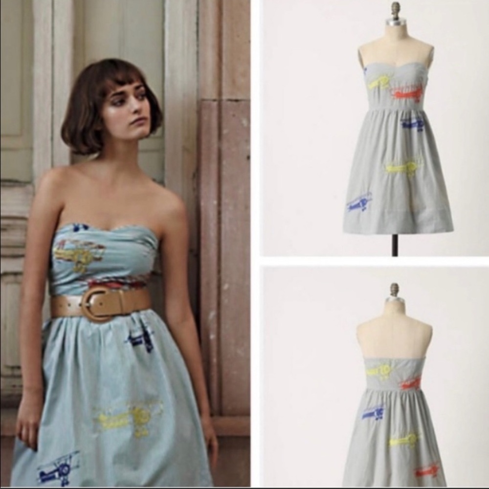 Anthropologie Moulinette Soures Airplane Dress